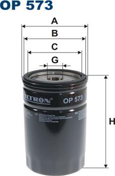 Filtron OP573 - Ölfilter alexcarstop-ersatzteile.com