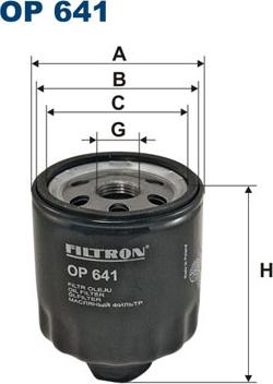 Filtron OP641 - Ölfilter alexcarstop-ersatzteile.com