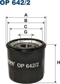 Filtron OP642/2 - Ölfilter alexcarstop-ersatzteile.com