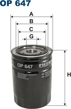 Filtron OP647 - Ölfilter alexcarstop-ersatzteile.com