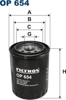 Filtron OP654 - Ölfilter alexcarstop-ersatzteile.com