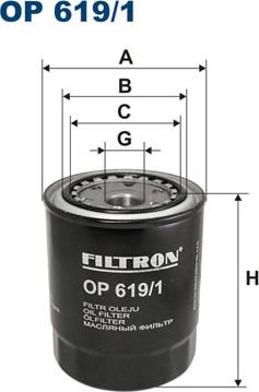 Filtron OP619/1 - Ölfilter alexcarstop-ersatzteile.com