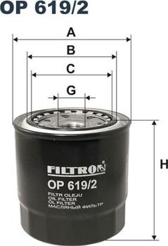 Filtron OP619/2 - Ölfilter alexcarstop-ersatzteile.com