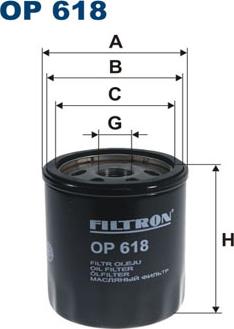 Filtron OP618 - Ölfilter alexcarstop-ersatzteile.com