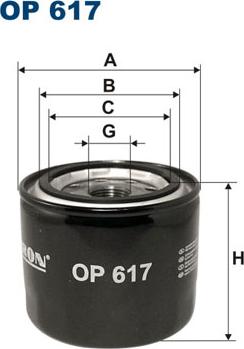 Filtron OP617 - Ölfilter alexcarstop-ersatzteile.com