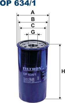 Filtron OP634/1 - Ölfilter alexcarstop-ersatzteile.com