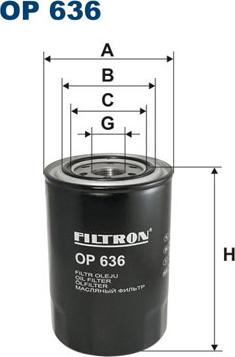 Filtron OP636 - Ölfilter alexcarstop-ersatzteile.com