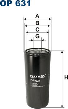 Filtron OP631 - Ölfilter alexcarstop-ersatzteile.com