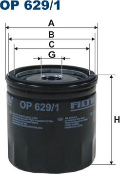 Filtron OP629/1 - Ölfilter alexcarstop-ersatzteile.com