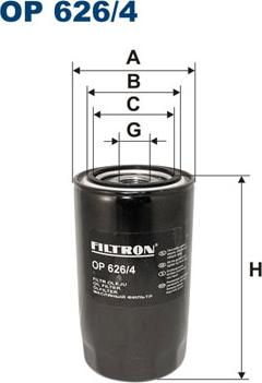 Filtron OP626/4 - Ölfilter alexcarstop-ersatzteile.com