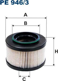 Filtron PE946/3 - Kraftstofffilter alexcarstop-ersatzteile.com