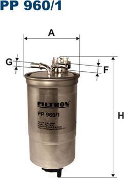 Filtron PP960/1 - Kraftstofffilter alexcarstop-ersatzteile.com