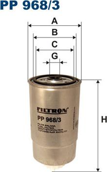 Filtron PP968/3 - Kraftstofffilter alexcarstop-ersatzteile.com