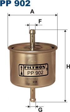 Filtron PP902 - Kraftstofffilter alexcarstop-ersatzteile.com