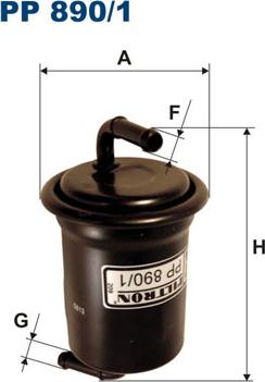 Filtron PP890/1 - Kraftstofffilter alexcarstop-ersatzteile.com