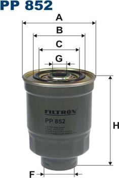 Filtron PP852 - Kraftstofffilter alexcarstop-ersatzteile.com