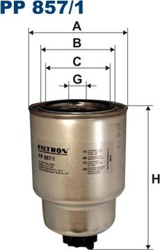 Filtron PP857/1 - Kraftstofffilter alexcarstop-ersatzteile.com