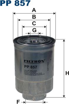 Filtron PP857 - Kraftstofffilter alexcarstop-ersatzteile.com