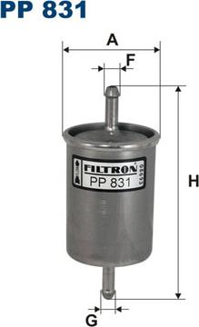 Filtron PP831 - Kraftstofffilter alexcarstop-ersatzteile.com