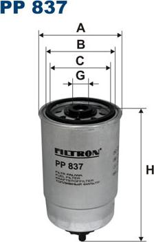 Filtron PP837 - Kraftstofffilter alexcarstop-ersatzteile.com