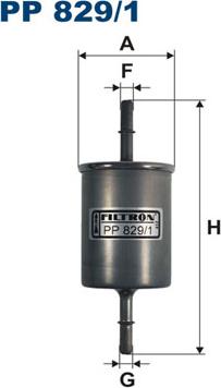 Filtron PP829/1 - Kraftstofffilter alexcarstop-ersatzteile.com