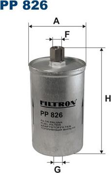 Filtron PP826 - Kraftstofffilter alexcarstop-ersatzteile.com