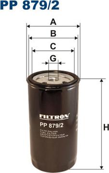 Filtron PP879/2 - Kraftstofffilter alexcarstop-ersatzteile.com