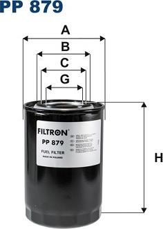 Filtron PP879 - Kraftstofffilter alexcarstop-ersatzteile.com