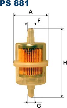 Filtron PS881 - Kraftstofffilter alexcarstop-ersatzteile.com