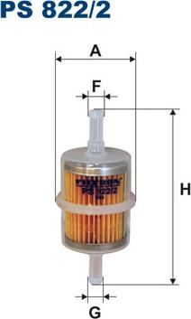 Filtron PS822/2 - Kraftstofffilter alexcarstop-ersatzteile.com