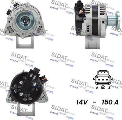 Fispa A12DE0153A2 - Generator alexcarstop-ersatzteile.com