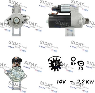 Fispa S12BH0145A2 - Starter alexcarstop-ersatzteile.com