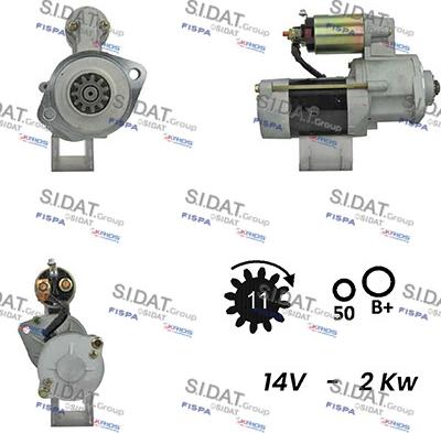 Fispa S12MH0410A2 - Starter alexcarstop-ersatzteile.com