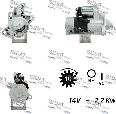 Fispa S12MH0322A2 - Starter alexcarstop-ersatzteile.com