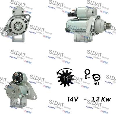 Fispa S12VA0632A2 - Starter alexcarstop-ersatzteile.com