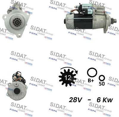 Fispa S24BH0124 - Starter alexcarstop-ersatzteile.com