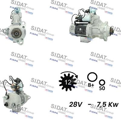 Fispa S24DR0010A2 - Starter alexcarstop-ersatzteile.com