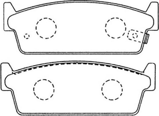 BENDIX 572153 - Bremsbelagsatz, Scheibenbremse alexcarstop-ersatzteile.com