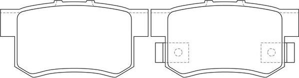 FIT FP0537 - Bremsbelagsatz, Scheibenbremse alexcarstop-ersatzteile.com