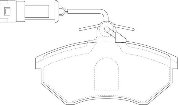 FIT FP0696E - Bremsbelagsatz, Scheibenbremse alexcarstop-ersatzteile.com