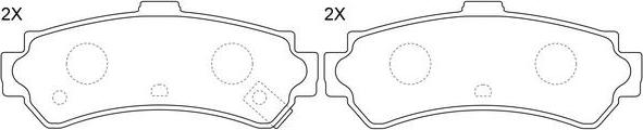 FIT FP0669 - Bremsbelagsatz, Scheibenbremse alexcarstop-ersatzteile.com