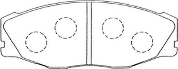 FIT FP0604 - Bremsbelagsatz, Scheibenbremse alexcarstop-ersatzteile.com