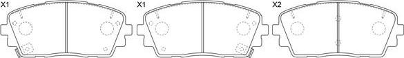 FIT FP0008 - Bremsbelagsatz, Scheibenbremse alexcarstop-ersatzteile.com