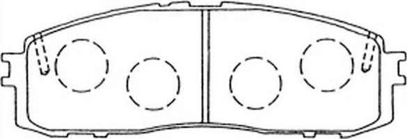 FIT FP0304 - Bremsbelagsatz, Scheibenbremse alexcarstop-ersatzteile.com