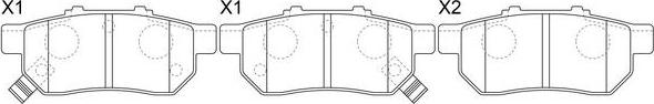 FIT FP0374 - Bremsbelagsatz, Scheibenbremse alexcarstop-ersatzteile.com