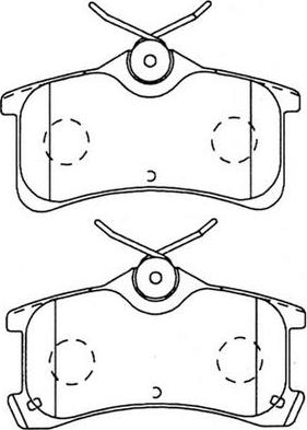 FIT FP1044 - Bremsbelagsatz, Scheibenbremse alexcarstop-ersatzteile.com