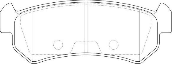 FIT FP1036 - Bremsbelagsatz, Scheibenbremse alexcarstop-ersatzteile.com