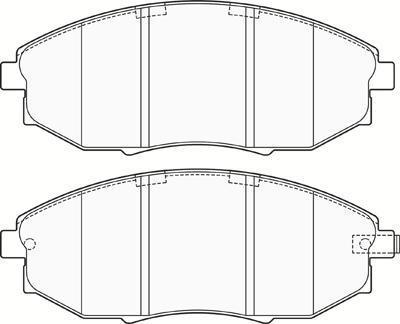 FIT FP1031 - Bremsbelagsatz, Scheibenbremse alexcarstop-ersatzteile.com