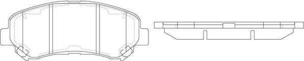 FIT FP1338 - Bremsbelagsatz, Scheibenbremse alexcarstop-ersatzteile.com