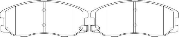 FIT FP1264 - Bremsbelagsatz, Scheibenbremse alexcarstop-ersatzteile.com